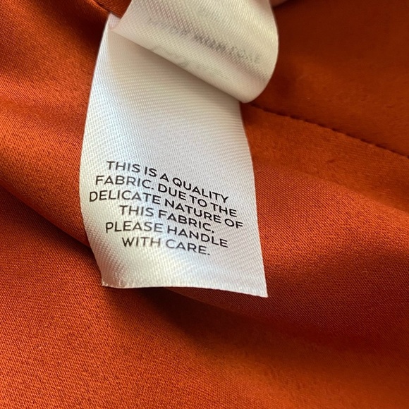 Lulus Simply Dreamy Rust Satin Floral Jacquard Maxi Dress Size XL - Picture 9 of 9